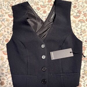 Forever 21 Elegant Black Vest